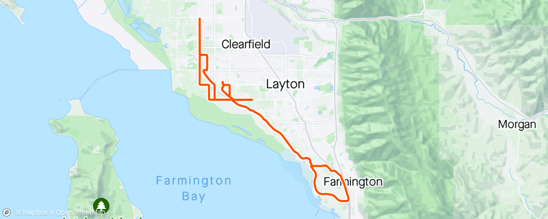Map of the activity, Exploring Frontrunner Detours