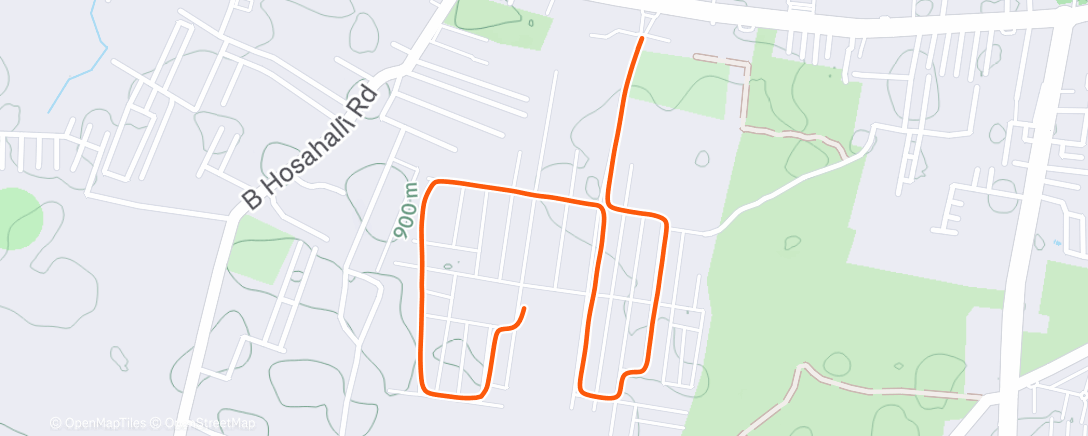 Карта физической активности (Morning Walk)