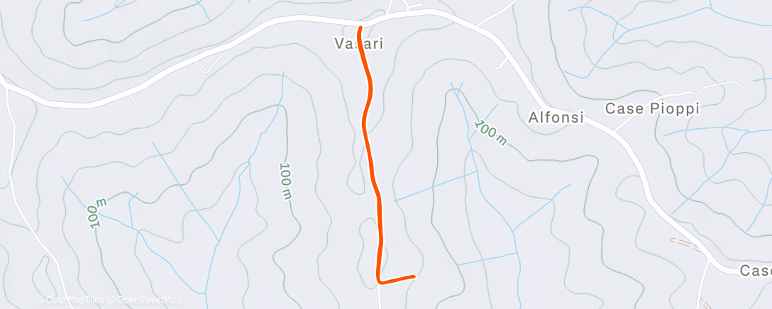 Карта физической активности (Namiddagwandeling)