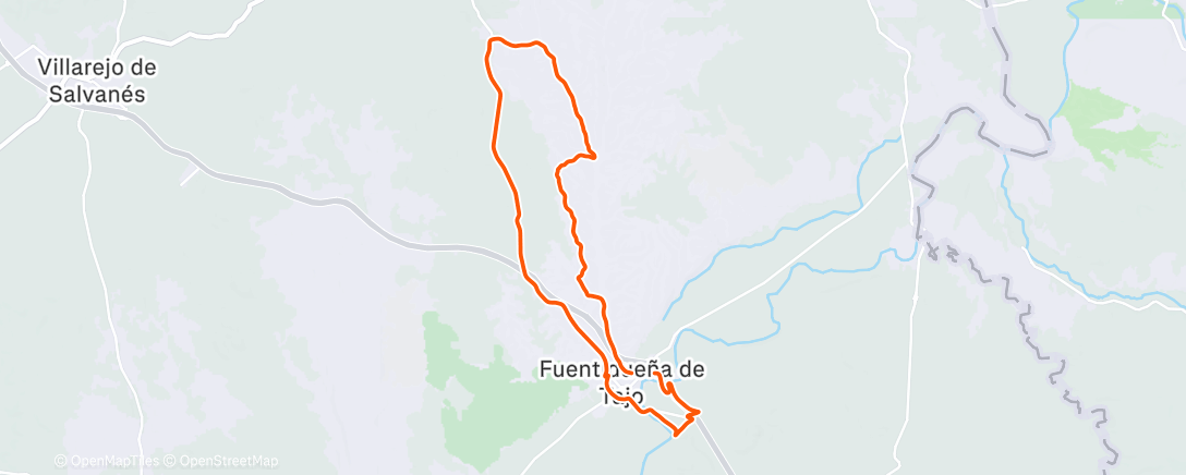 Map of the activity, Bicicleta por la mañana