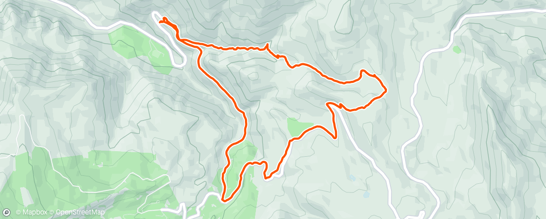 Carte de l'activité Trailwork Hike