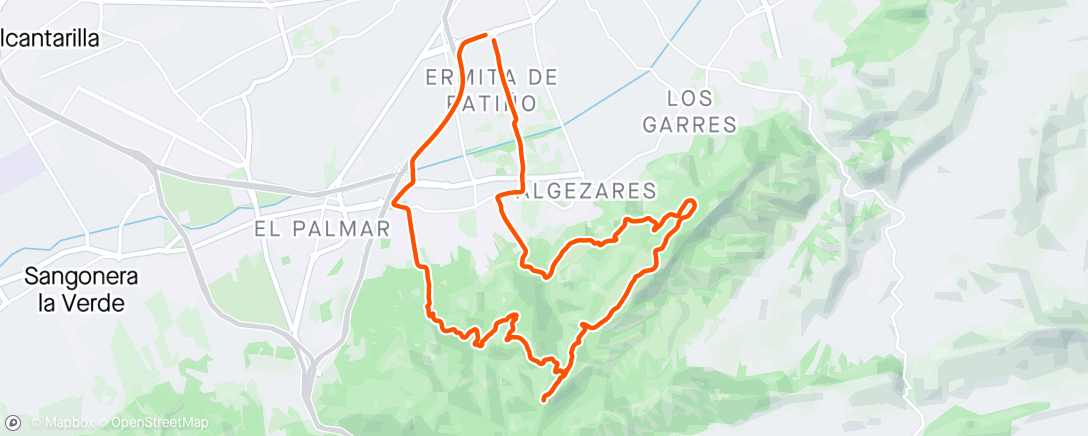 Map of the activity, Relojero ⌚!!🚵🏽🦠⛰️ 7A