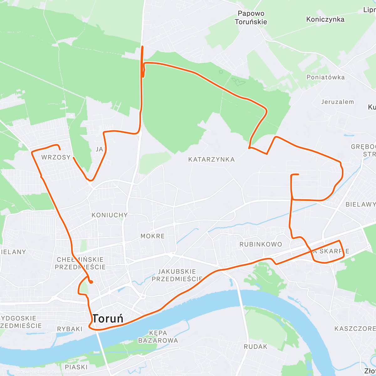 Map of the activity, Gravelovy makowiec