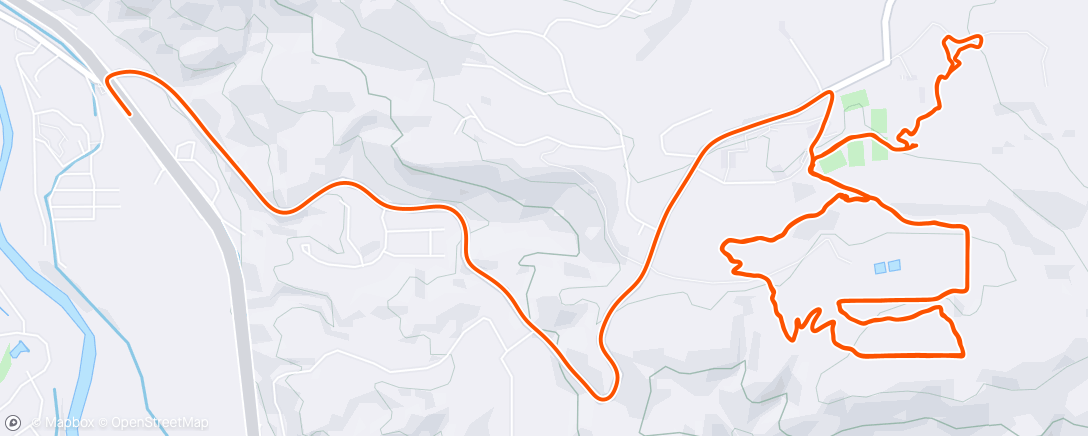 Map of the activity, Afternoon Ride