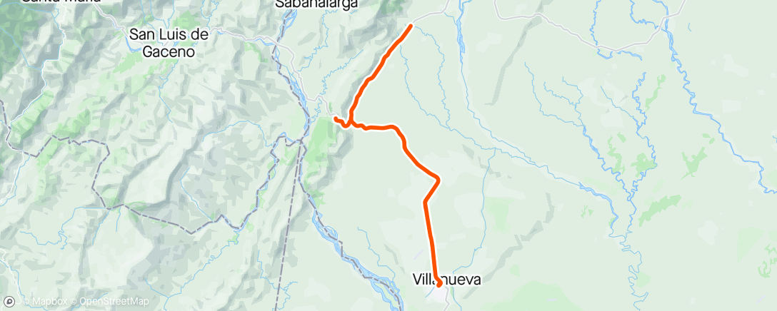Map of the activity, Villacarola
