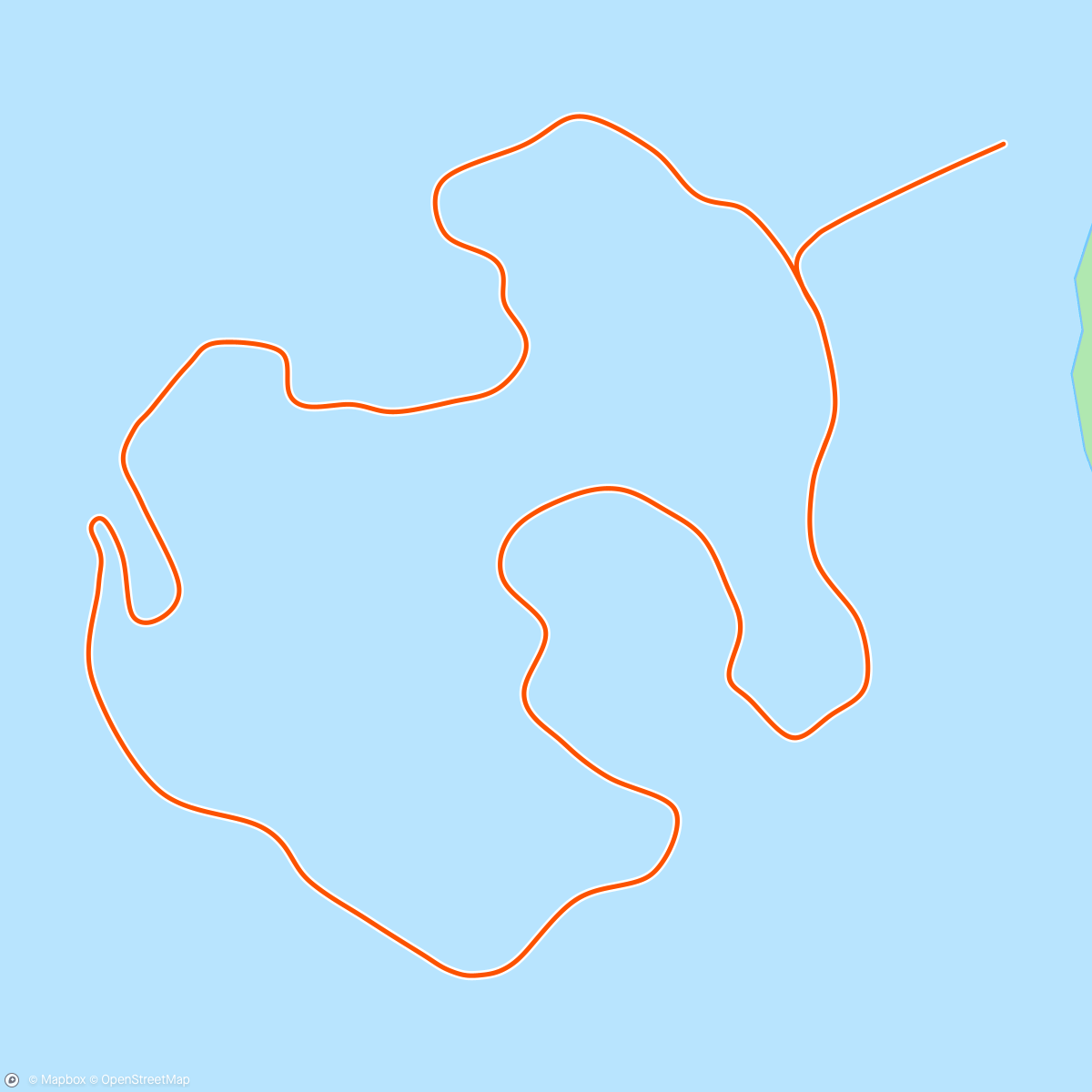 Map of the activity, Zwift - Volcano Circuit in Watopia