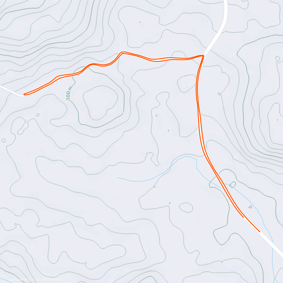 Map of the activity, 5 km ........  Sua atitude diante dos desafios do dia molda seu caráter e seu futuro.