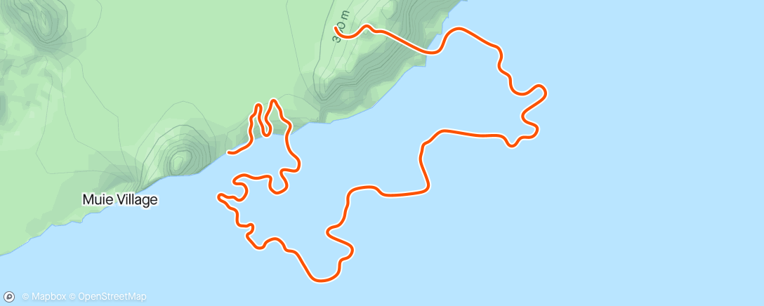 Карта физической активности (Zwift - Sevens in Watopia)