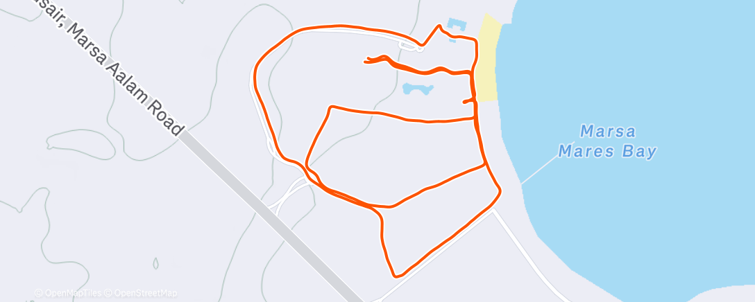 Map of the activity, 4K joggen