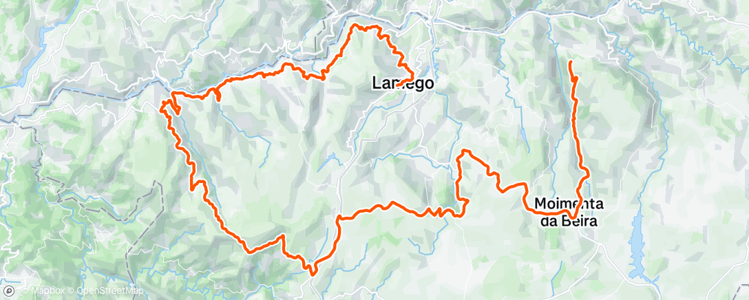 Map of the activity, 3ª etapa, GP Douro