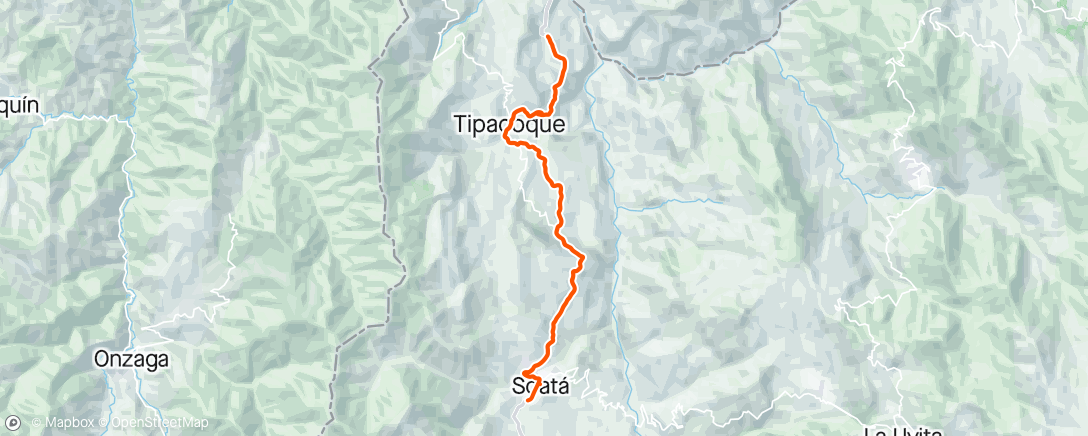 Карта физической активности (Vuelta ciclística por la mañana)