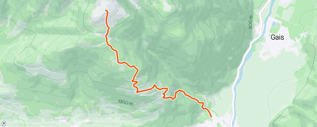 「Wanderung am Morgen」活動的地圖