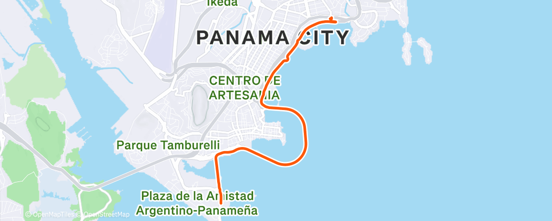 Map of the activity, Утренний велозаезд