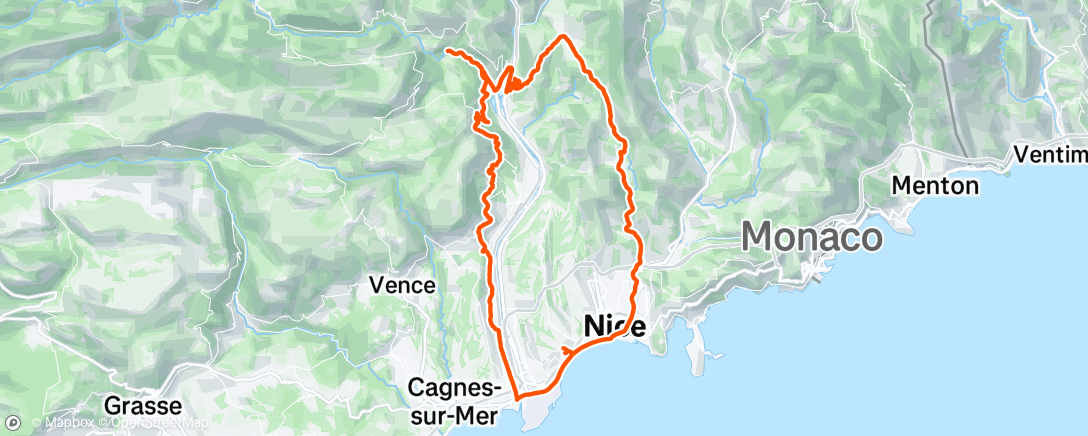 Map of the activity, Morning Ride