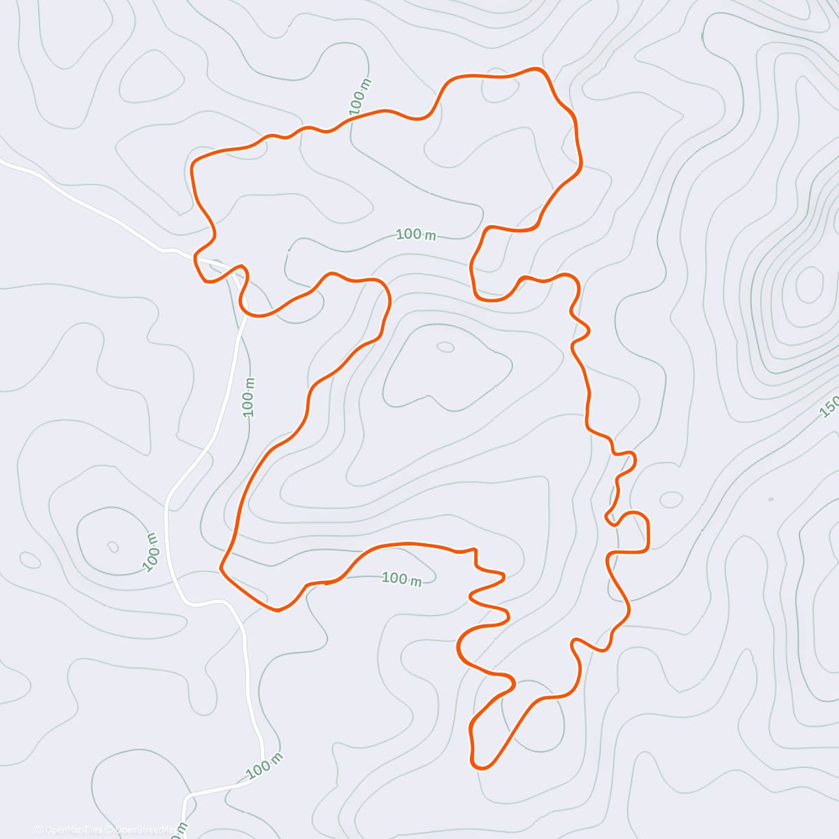 Карта физической активности (Zwift - Purple Unicorn on Kappa Quest in Makuri Islands)