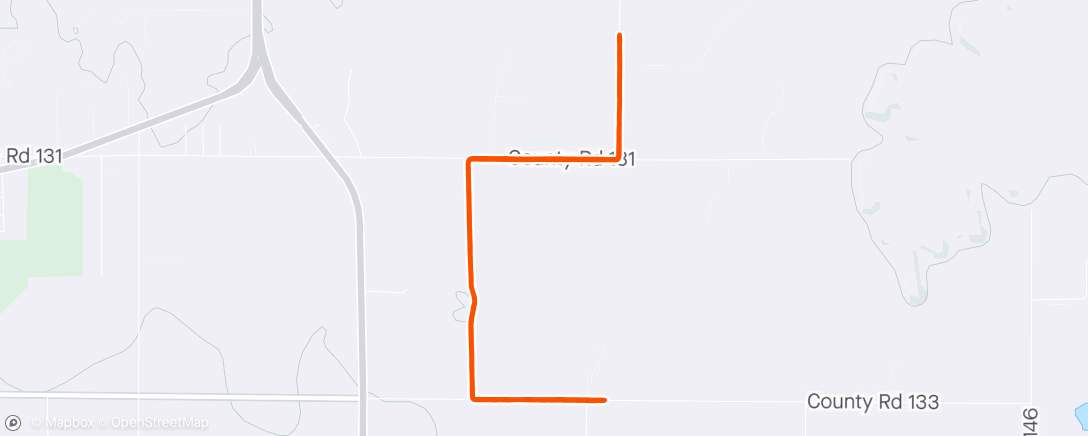Map of the activity, Refugee ranch 10k