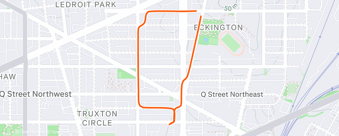 Map of the activity, Morning E-Bike Ride