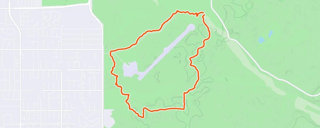 Map of the activity, Evening Mountain Bike Ride