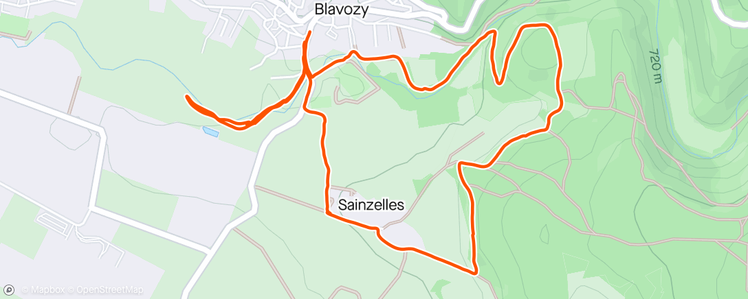 Map of the activity, Ballade blavozienne