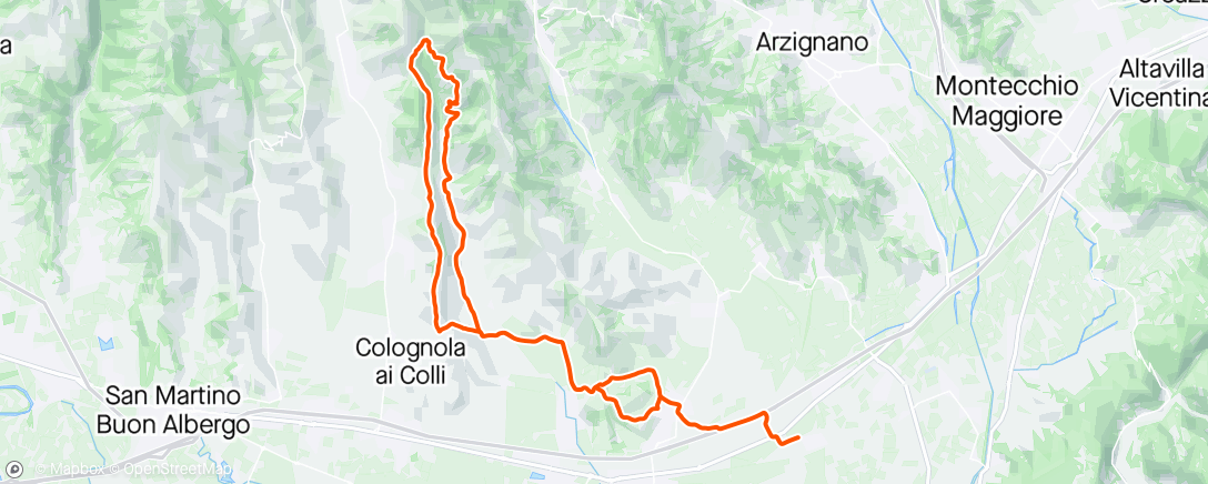Map of the activity, Mtb in compagnia