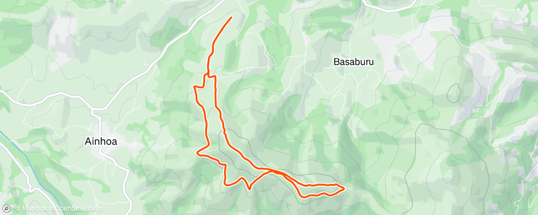 Map of the activity, Randonnée dans l'après-midi