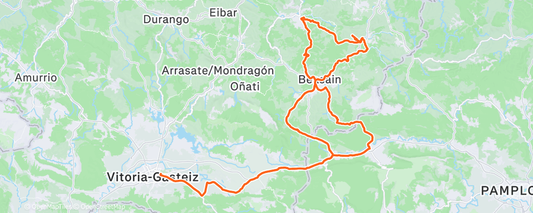 Map of the activity, Eskerrik asko 2025👋