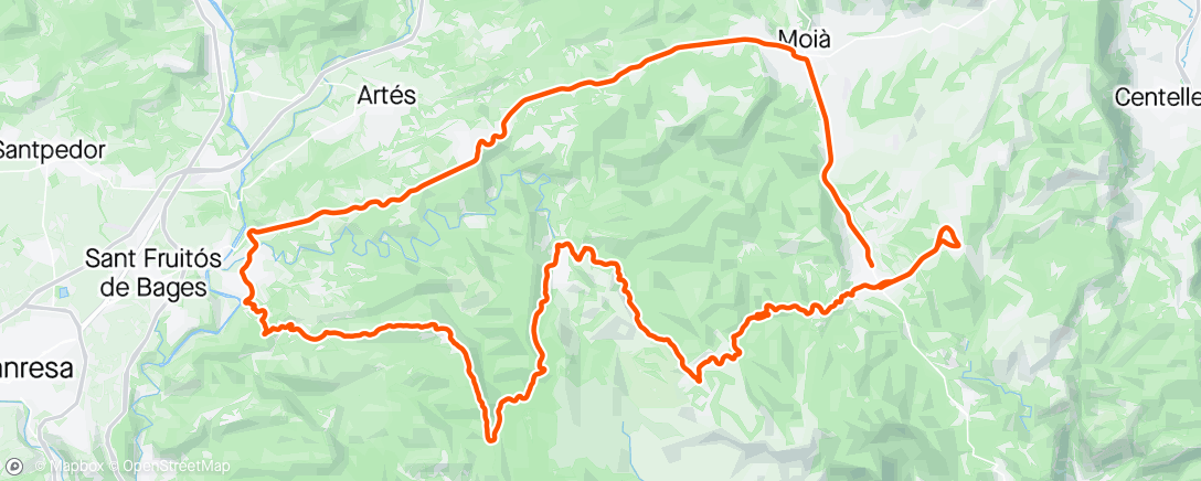 Map of the activity, Rodatge