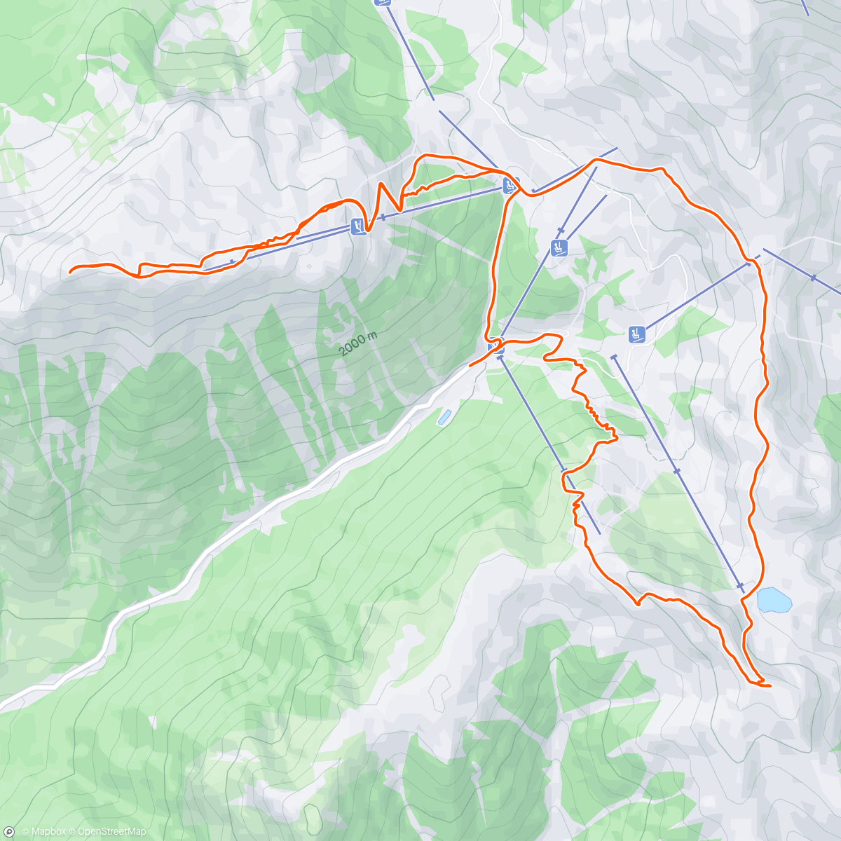Map of the activity, Agnello e Pala Santa