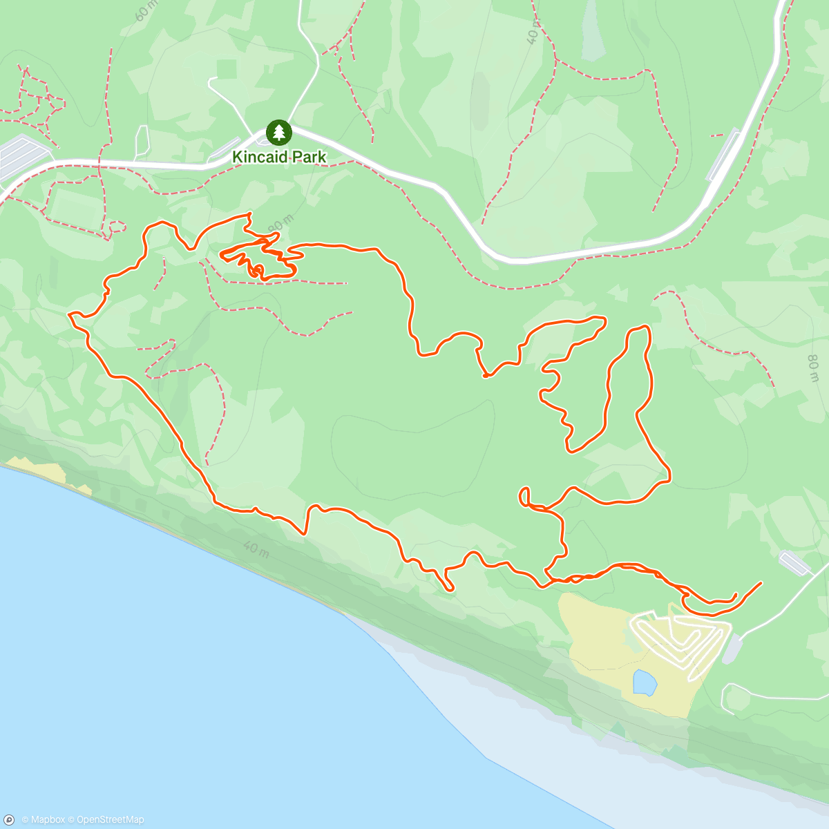 Map of the activity, First AK ride!