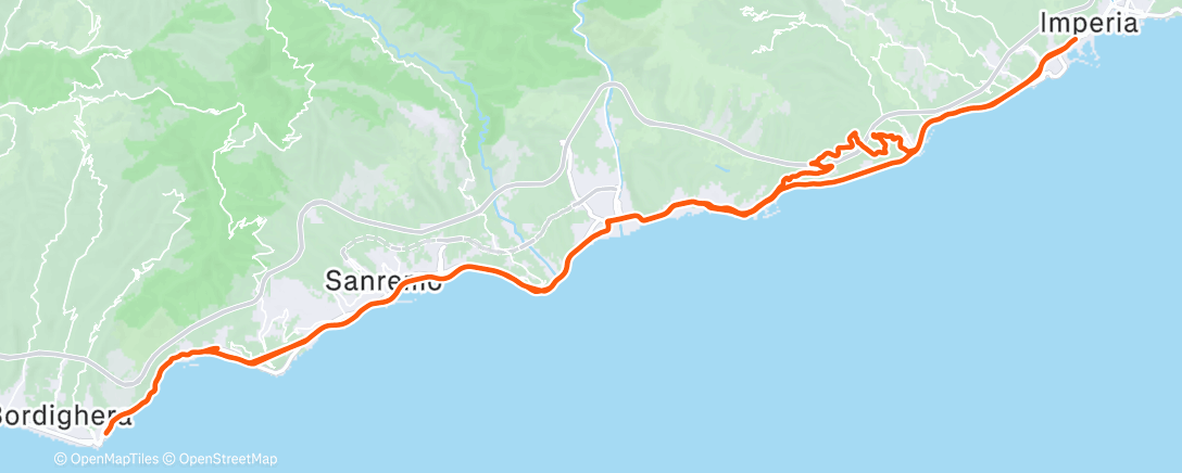 Map of the activity, In liguria per fare uscire il doc