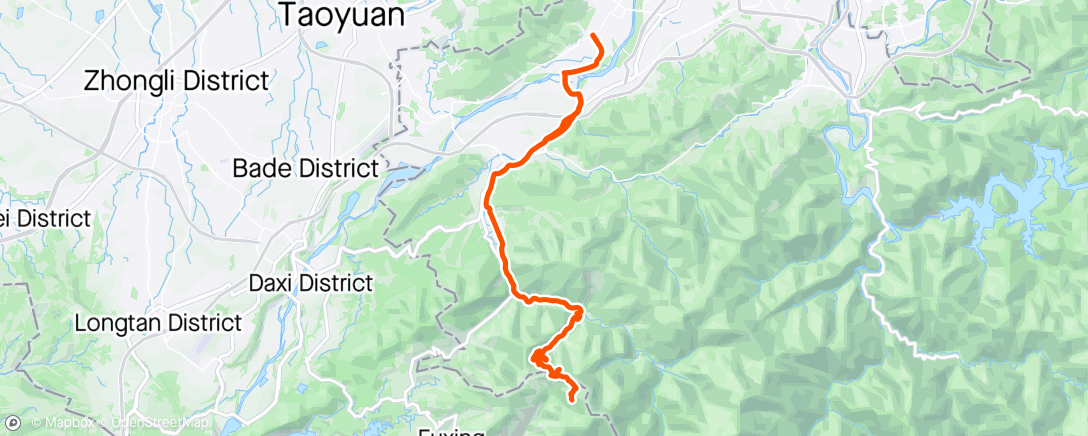 Map of the activity, 騎東眼山