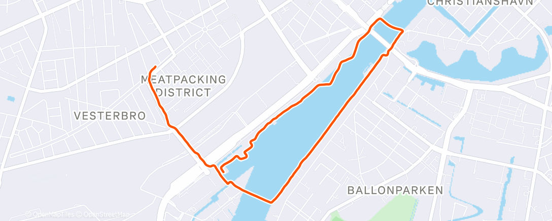 Map of the activity, Familie juleløb