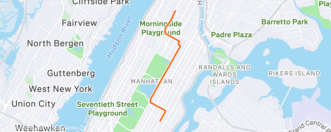 Map of the activity, Morning Run ☀️