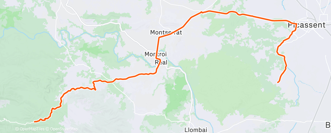 Map of the activity, La llamada 📞 ⛈️😭