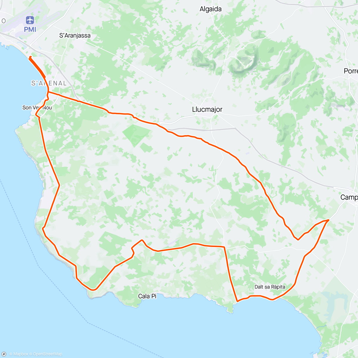 活动地图，Majorca 2024 - Sa Rapita