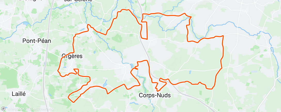 Map of the activity, 2024-182 Gravel dans l'après-midi