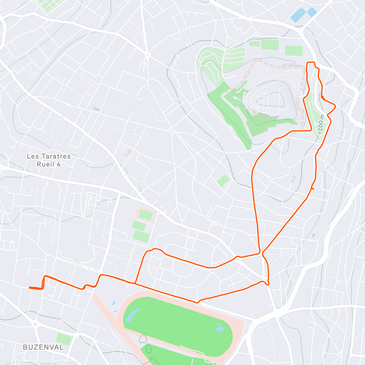 Map of the activity, Terrasse du Fécheray