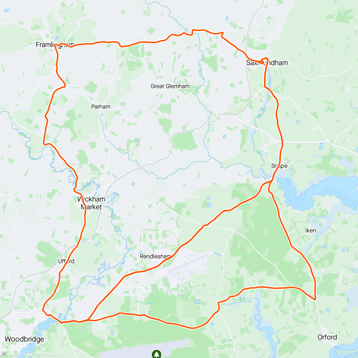 Map of the activity, Saturday morn C.G, i struggled to keep pace in the 🥶🌪 but got decent miles in. 50% solo ride.