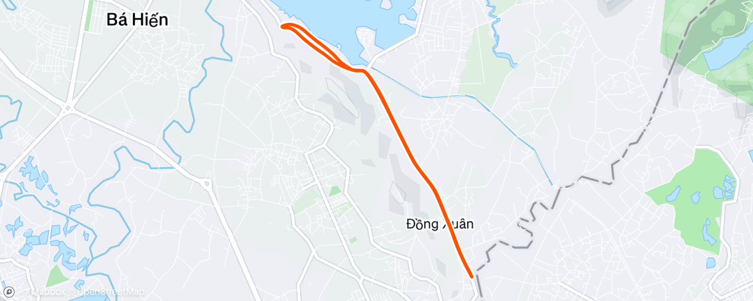 Map of the activity, Morning Ride