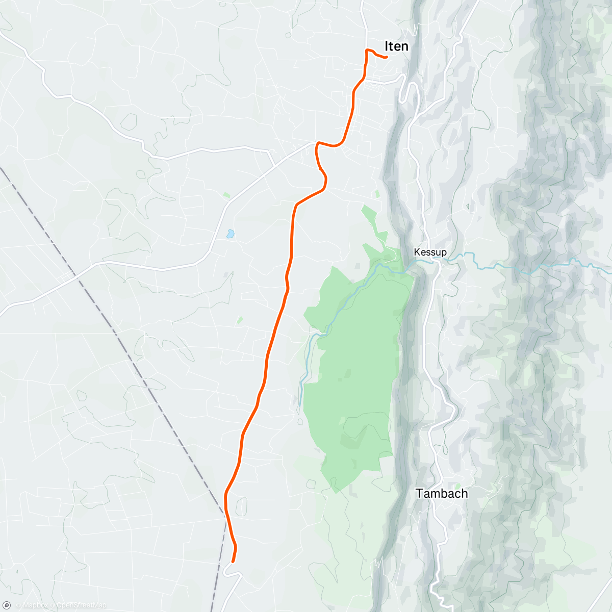Map of the activity, Tempo 🇰🇪 15’-20’-15´
