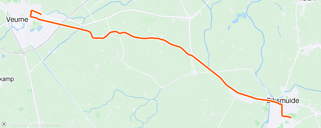 Map of the activity, Ochtendrit commute