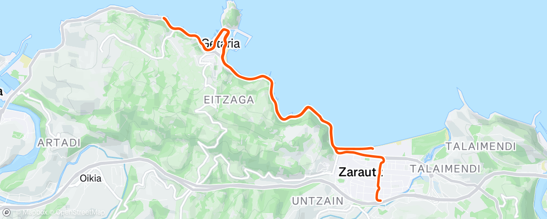 Map of the activity, 55’ después de comer 🤢🥵🥵