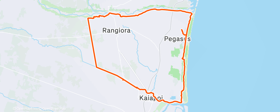 Map of the activity, Morning Gravel Ride