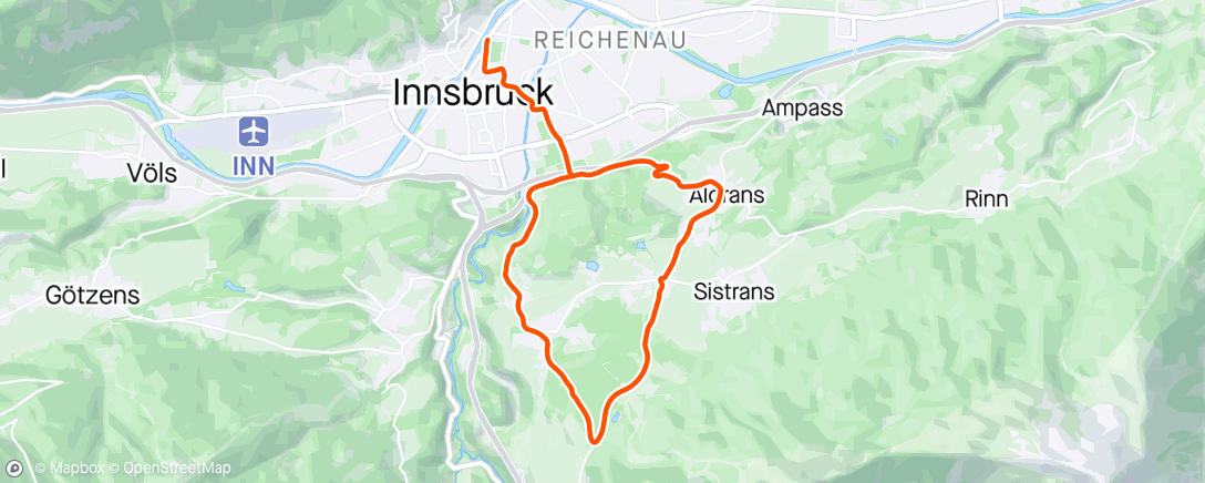 Map of the activity, Zwift - The Long Ride in Innsbruck