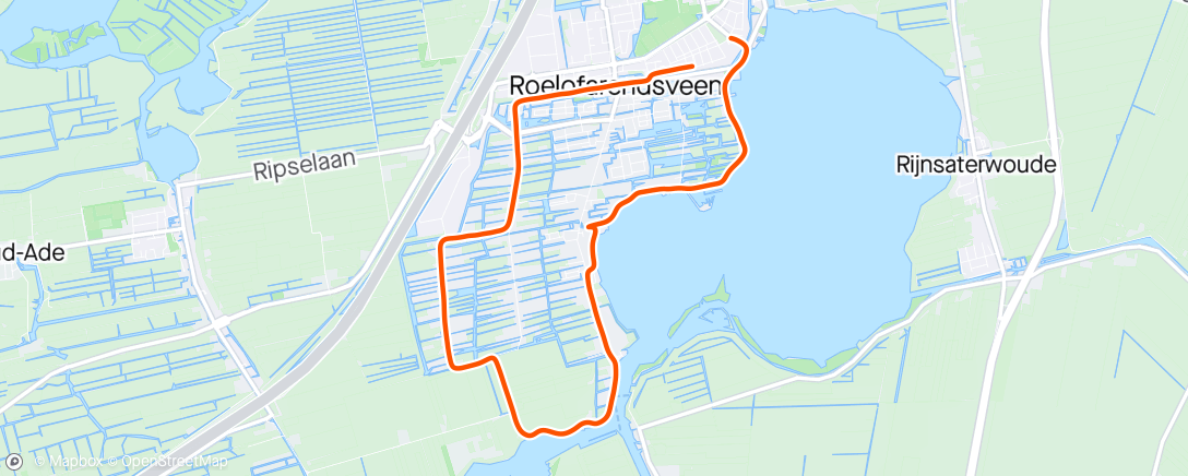 Map of the activity, Braassem loop 2024 💨☀️