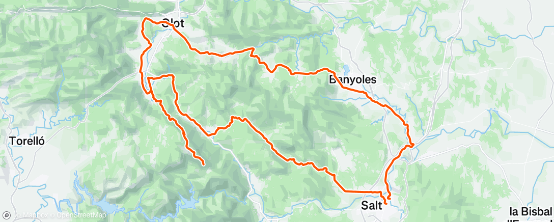 Mappa dell'attività Lost in thought