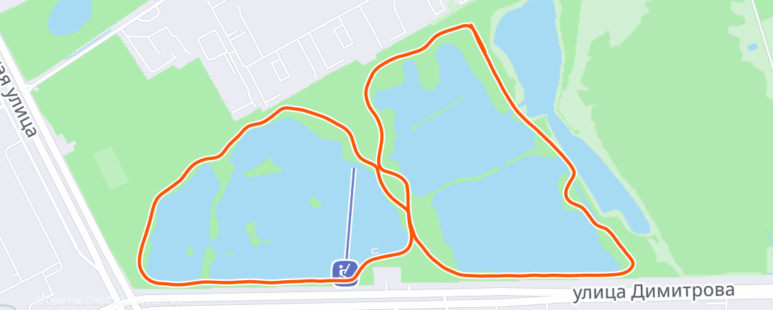 Карта физической активности (Вечерний забег)