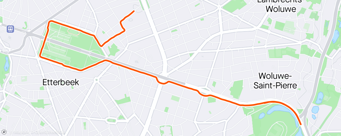 Map of the activity, Little mid-Tempo