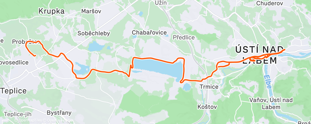 Map of the activity, Z práce