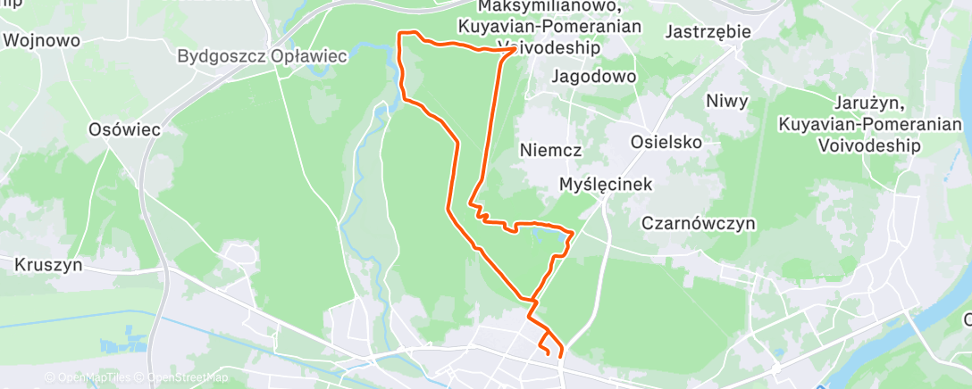 Map of the activity, Po raz kolejny przekonałem się że za hooooya nie lubię zimy i tego białego syfu 🙈